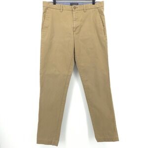 Banana Republic Mens Pants Mason Chino 33x32 Khaki Tan Athletic Tapered Casual